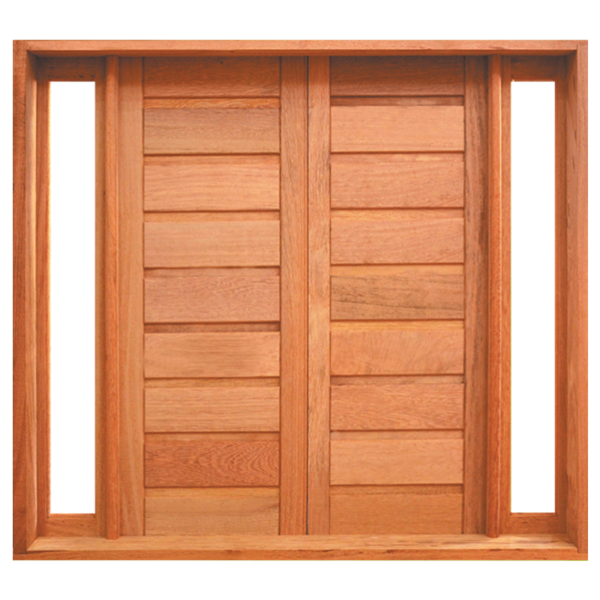 JL-006 - Janela abrir 02 Bandeiras Horizontais + Painéis Laterais